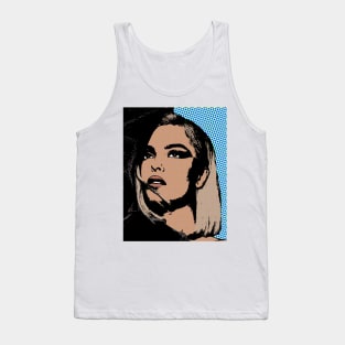 bebe rexha style pop art Tank Top